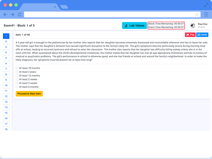 usmle self assessment system